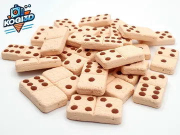 Accesorio para impresora 3D: Domino Cookies – Full 28-Piece 3D Printable Set! — vista de referencia 5