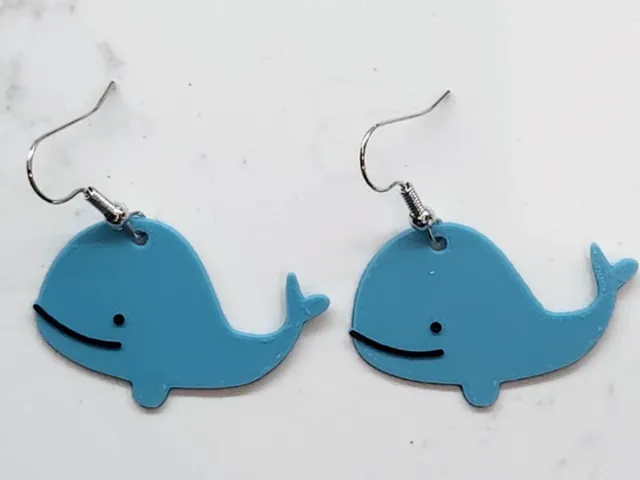 Whale Earrings