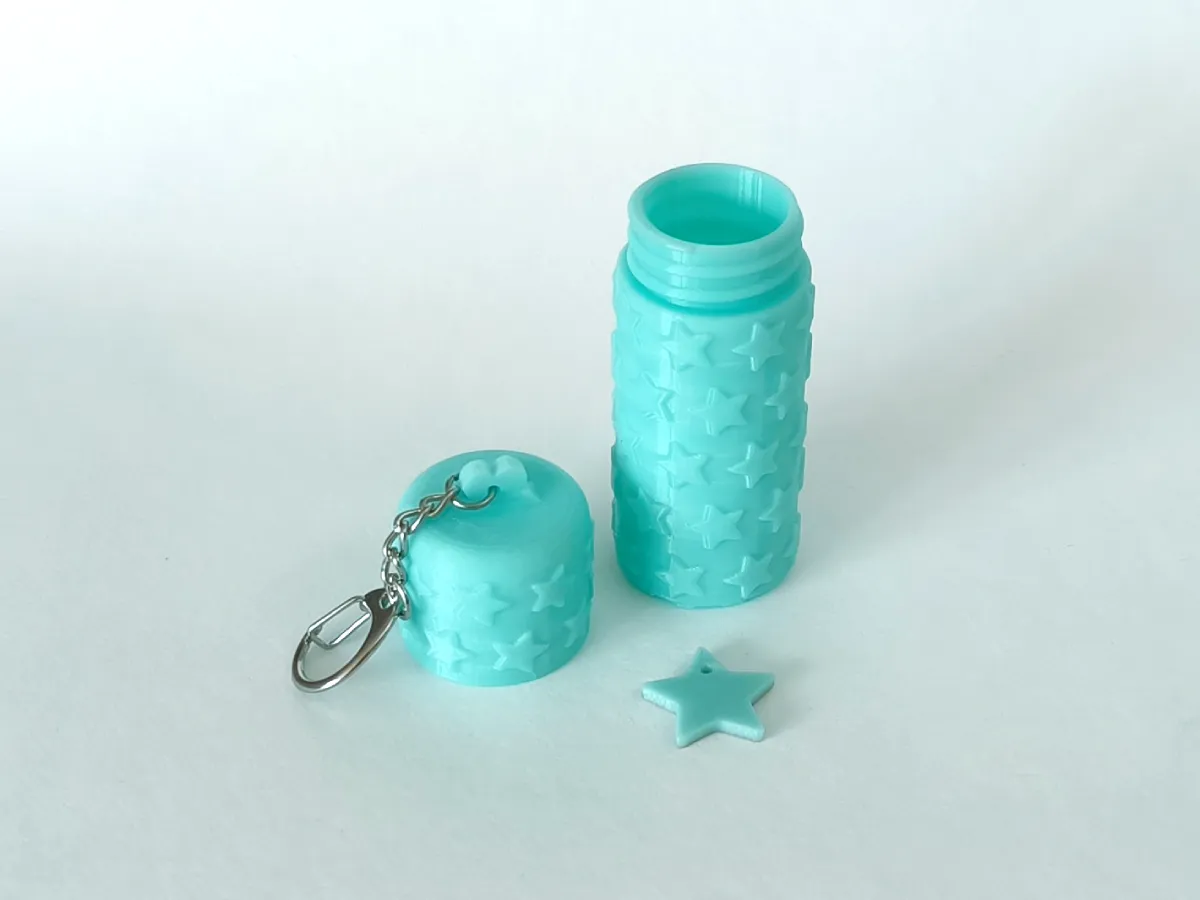 Lipstick case with ornament 2 - keychain view 4