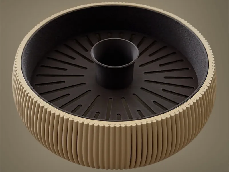 A simple, minimalist, Japandi-style pistachio bowl