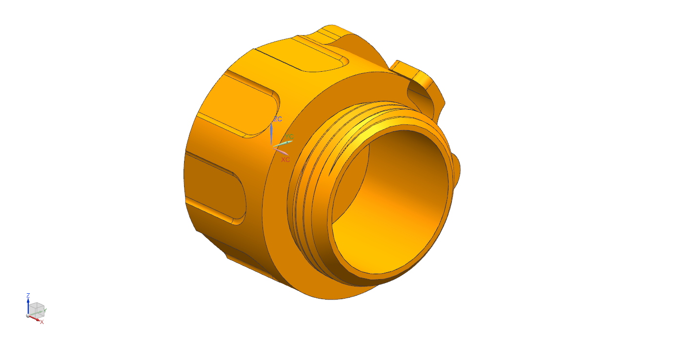 Miniatura 3 do modelo 3D 乖巧虎M40A6用直插装饰消音ver.2.0（更新14逆牙底座）
