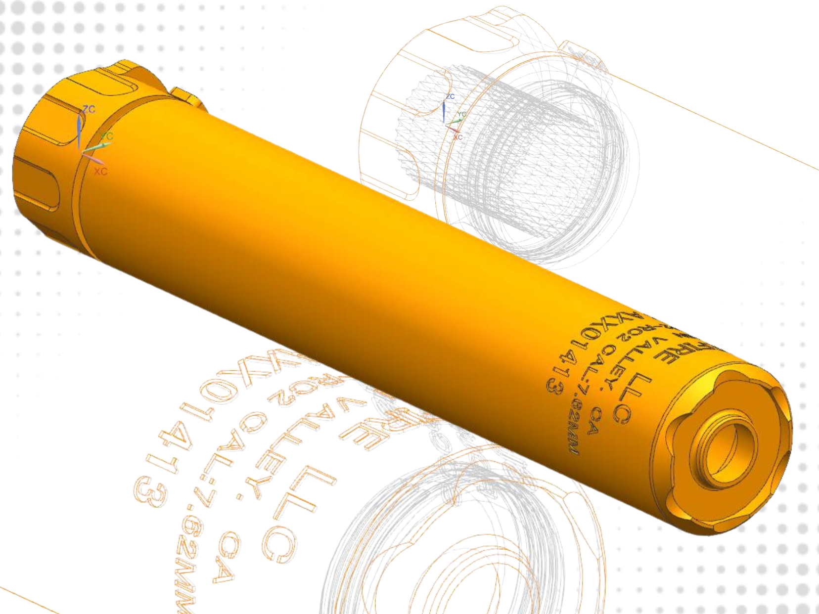 乖巧虎M40A6用直插装饰消音ver.2.0（更新14逆牙底座）