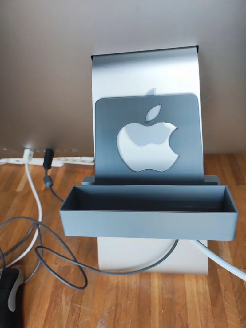 iMAC 27 keyboard & mouse holder - rear