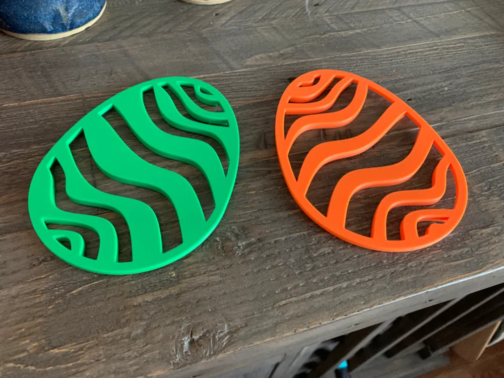 Interlocking Stacking Coaster Interlocking Easter Coaster by SR Builds - MakerWorld