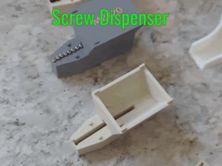 Customisable Screw Dispenser Organiser