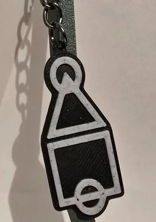 Squid Games Logo Keychain