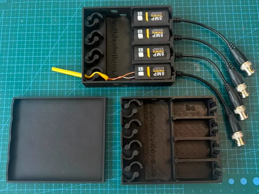 Caja o estuche: CVI TVI AHD CVBS TRANSCEIVER BOX DVR UTP CONECTIOn. Referencia del modelo original.