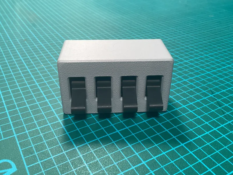Print-in-Place Clicky Fidget Toggle Switch
