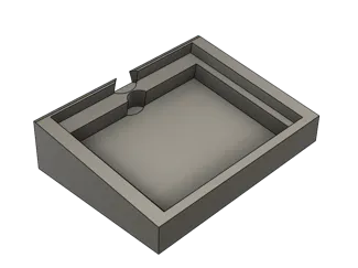 Fotoboxeinsatz 180x130mm für 3 Fotogrößen