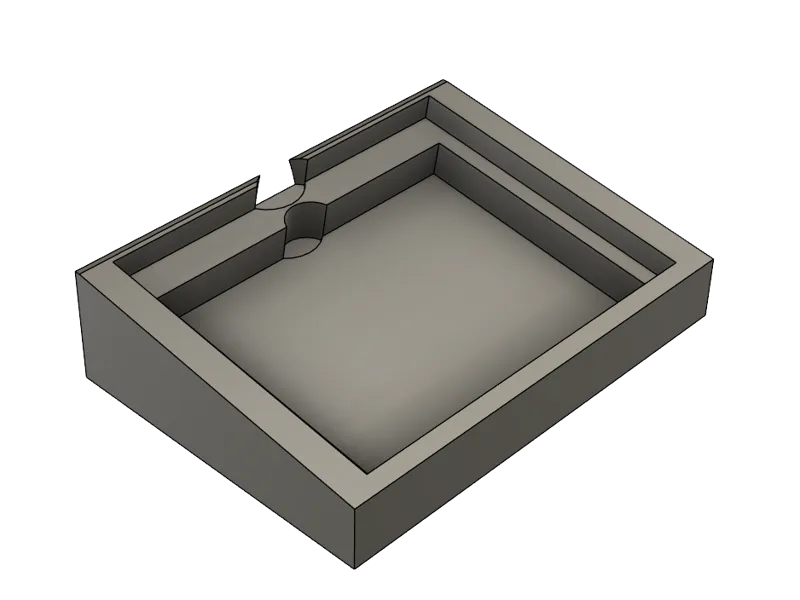 Fotoboxeinsatz 180x130mm für 3 Fotogrößen