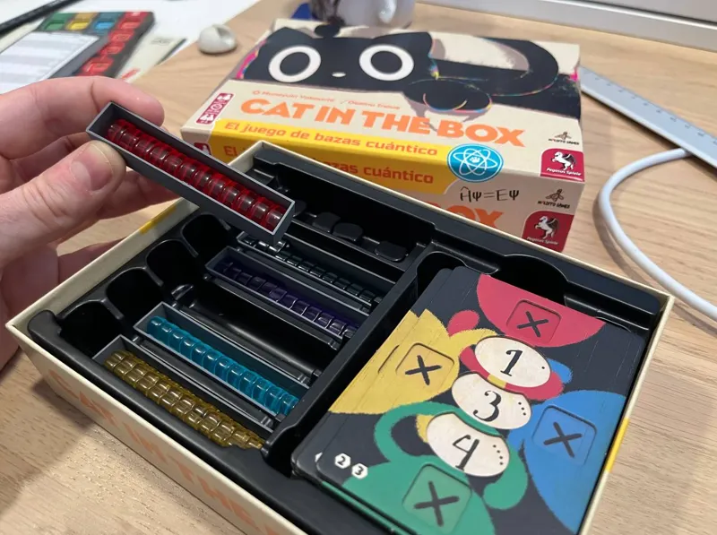 Cat in the box minimal insert / organizer
