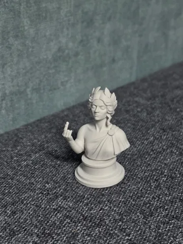 Figura decorativa: Antike Göttin Büste mit frecher Geste — vista de referencia 3