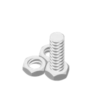 Boulon et écrous bidirectionnels 24 mm — photo 3