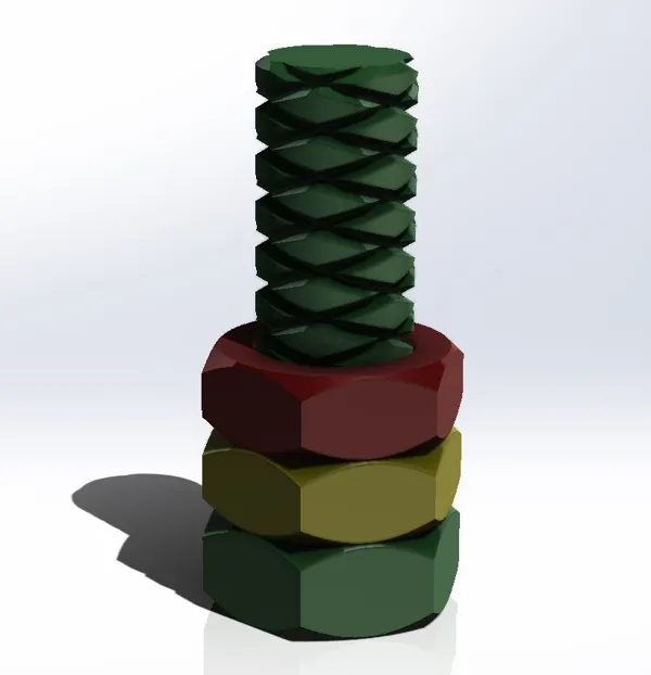 Boulon et écrous bidirectionnels 24 mm