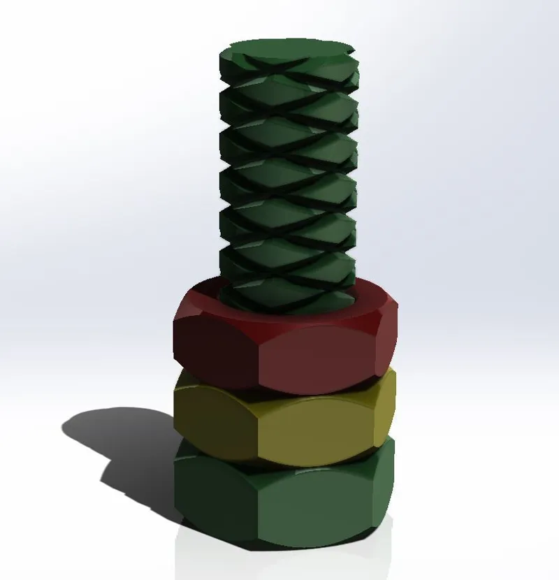 Two way 24mm Bolt and Nuts