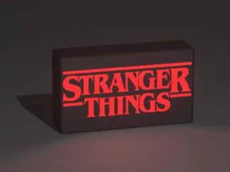 Stranger Things Box Luminosa 