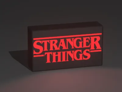 Stranger Things Light Box 