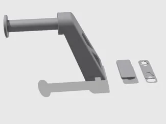 Filamentrollen-Halter Adapter für Metallregal