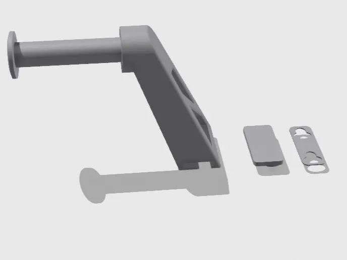 Filamentrollen-Halter Adapter für Metallregal