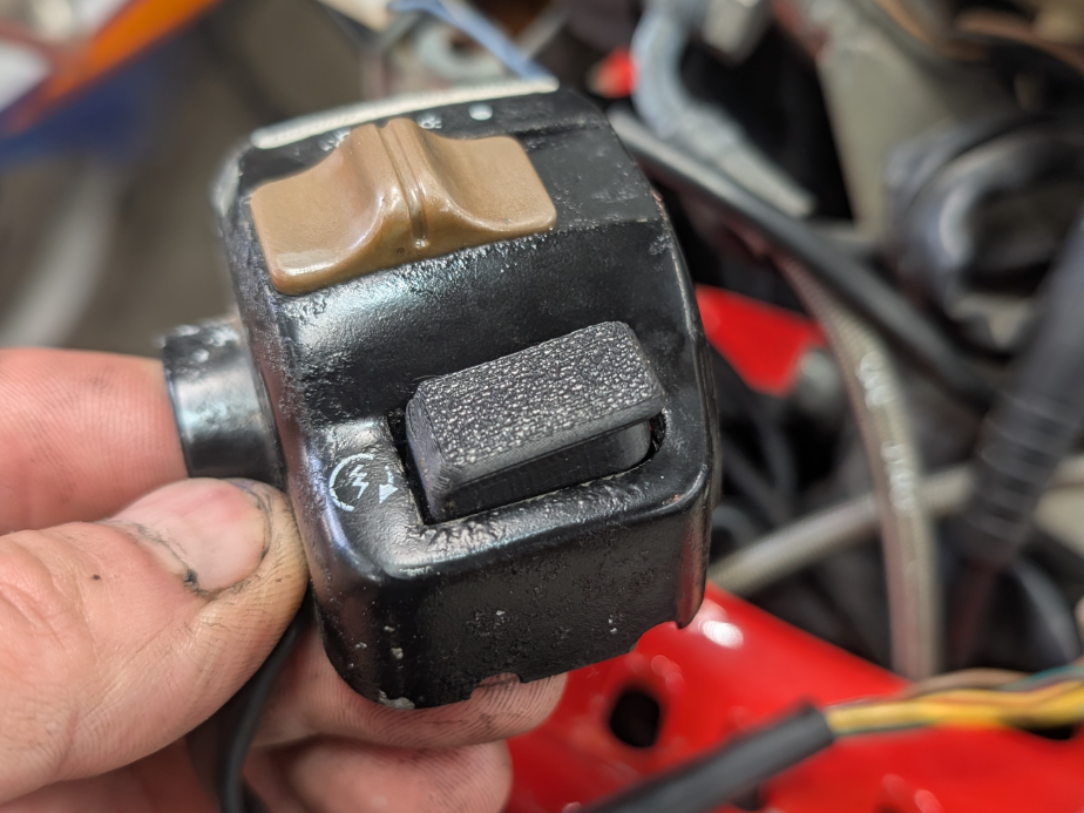 Italjet formula 125 starter button