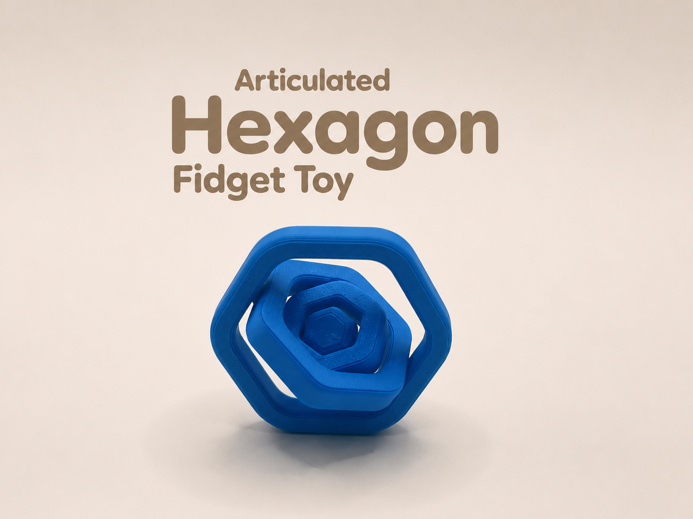 Articulated Hexagon Fidget Toy