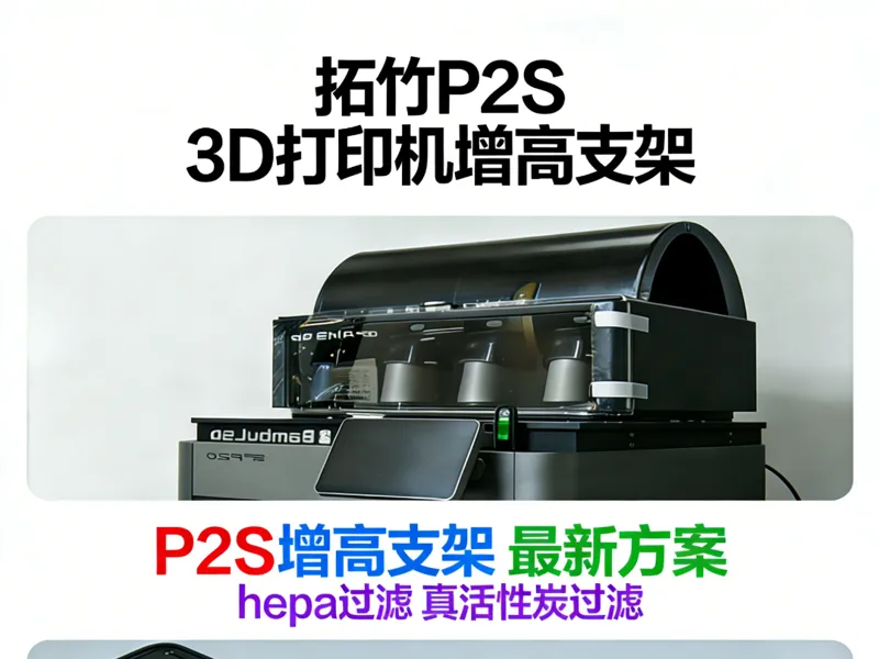 P2S增高支架 ＋ 主动外排 + 专用hepa滤纸、真活性炭颗粒过滤