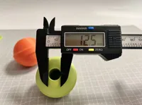 12.5mm直径孔径的棒棒糖；0.2mm 层高, 2 层墙, 0% 填充