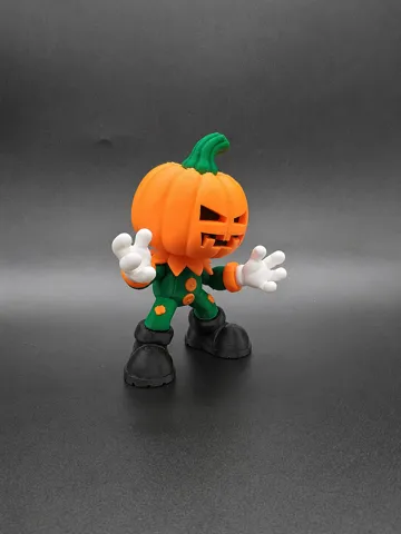 Accesorio para impresora 3D: Cute Chibi Halloween Pumpkin Monster - NO AMS — vista de referencia 5
