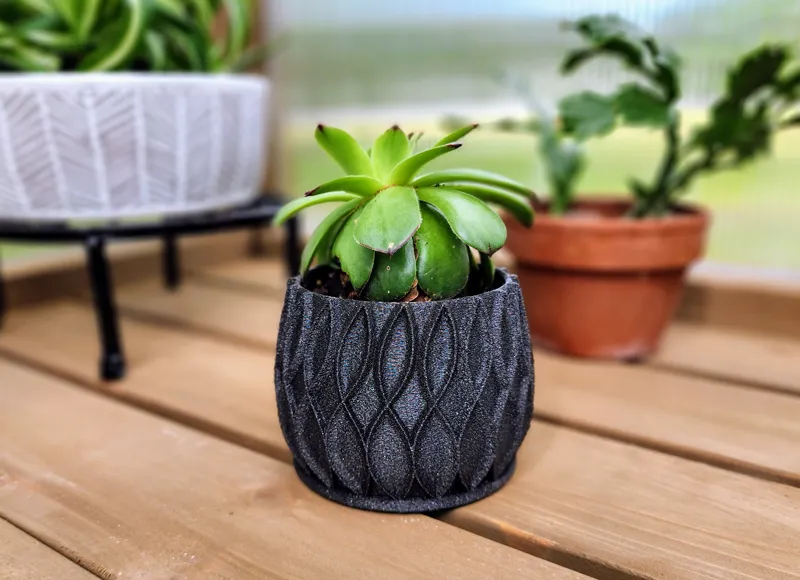 Modern Planter With Hole