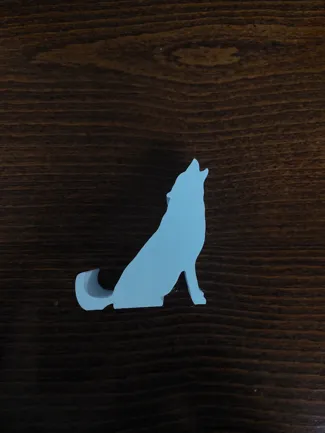 Wolf phone holder