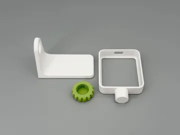 Modelo para impresión 3D: 小米温湿度计2 / 3mini底座 — vista de referencia 5