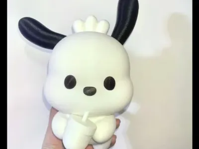 Adorable Long-Eared Milk Tea Pochacco Dog