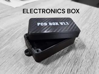 Small BOX for electronics with lid and text V1.0