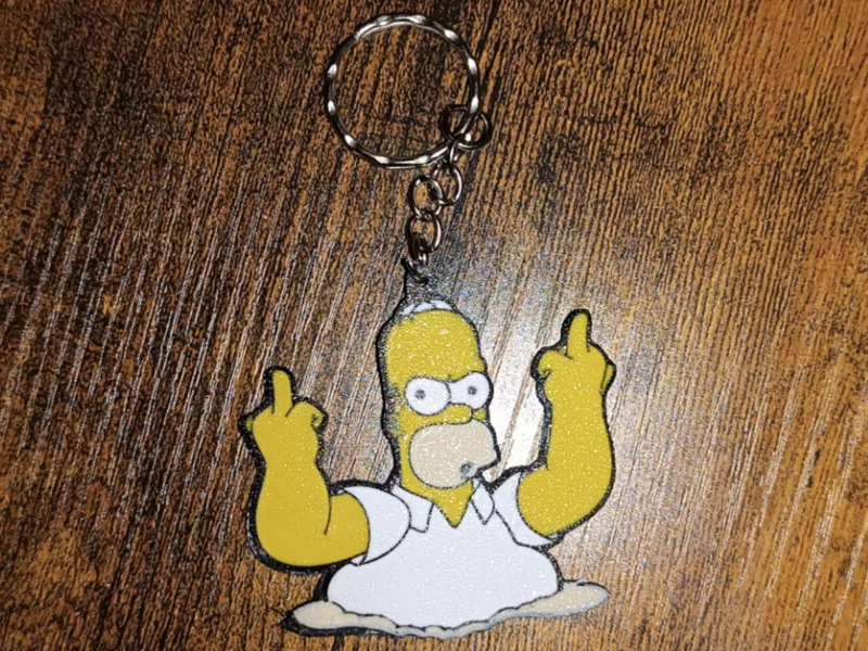 Llavero Homer Simpson F*ck Off