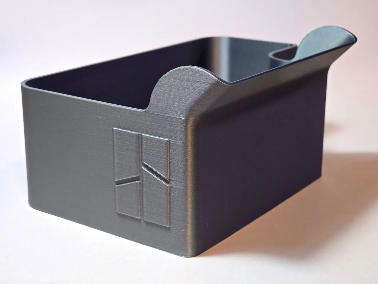 A1 Filament Poop Bin V2, Deflector, Scrapper stand view 4
