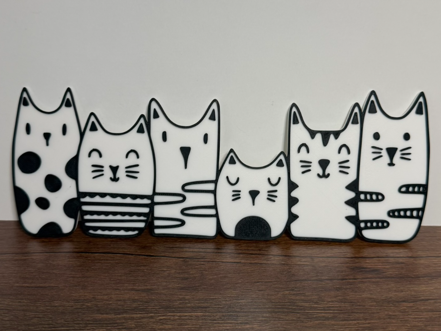 6 Cats Wall Sign | Cat Lover Decor