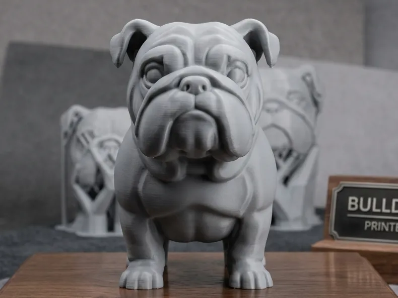 Bulldog Statue