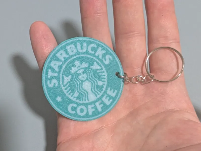 portachiavi con logo starbucks