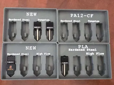 H2D Hotend Storage Stackable & Gridfinity (2×3)