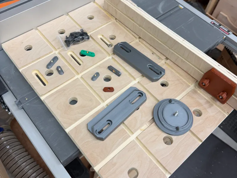 Table Saw Sled with MatchFit and Bench Dogs