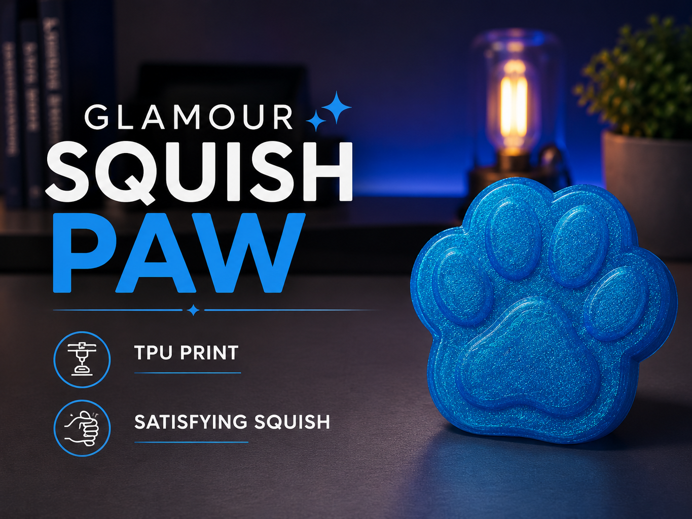 Glamour Cat/Dog Paw Squishy