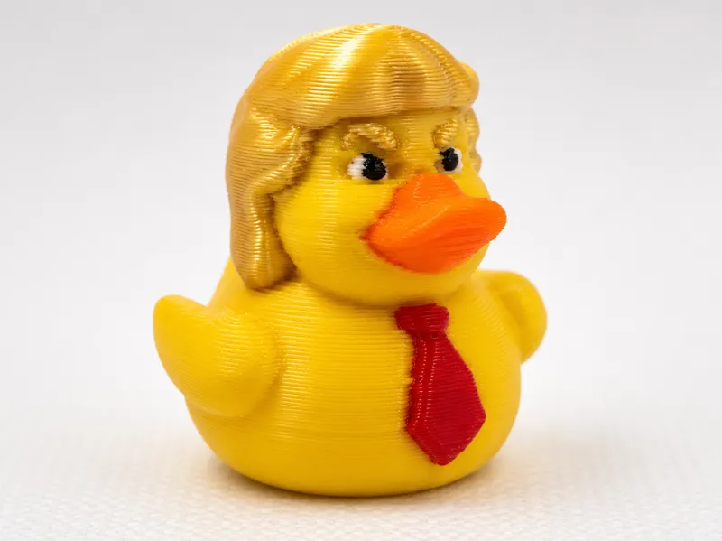 Pocket-Sized Trump Duck 22mm tall