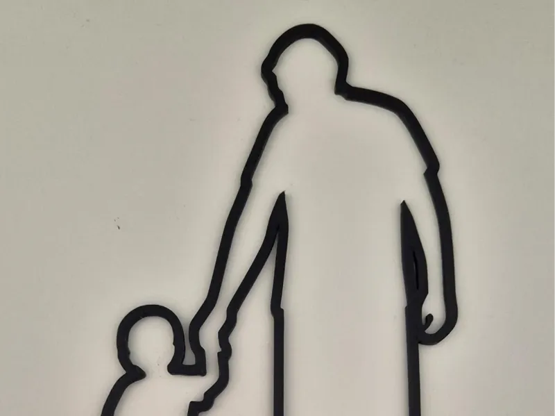 Father & Son "Love" Wall Decor