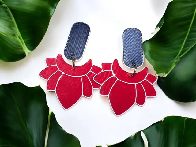 Pendientes flor