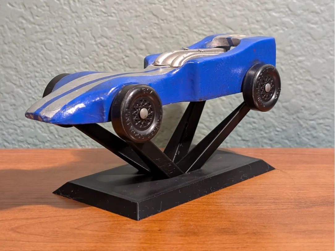 Support d'exposition pour voiture Pinewood Derby