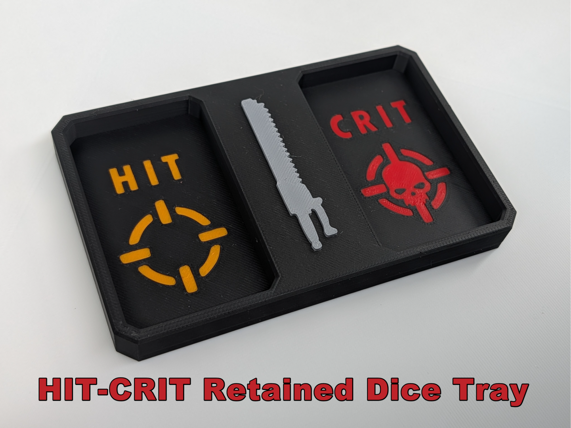 KT HIT-CRIT Retained Dice Tray Organizer
