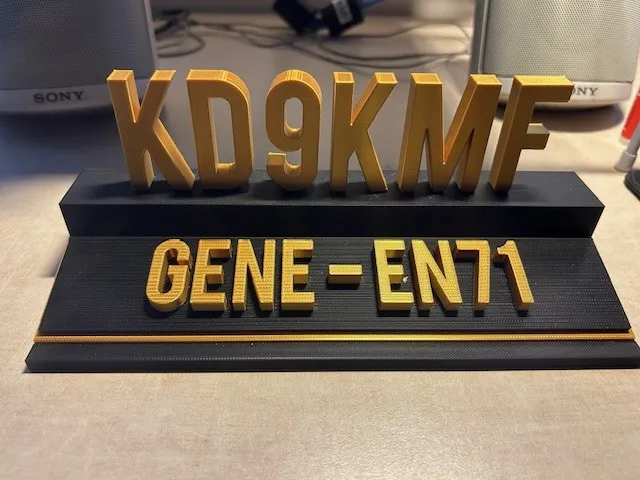 Ham Radio Call Sign Plaque