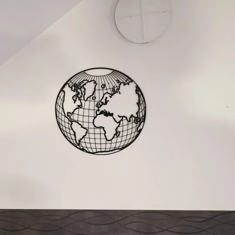 2D earth wall-hang art