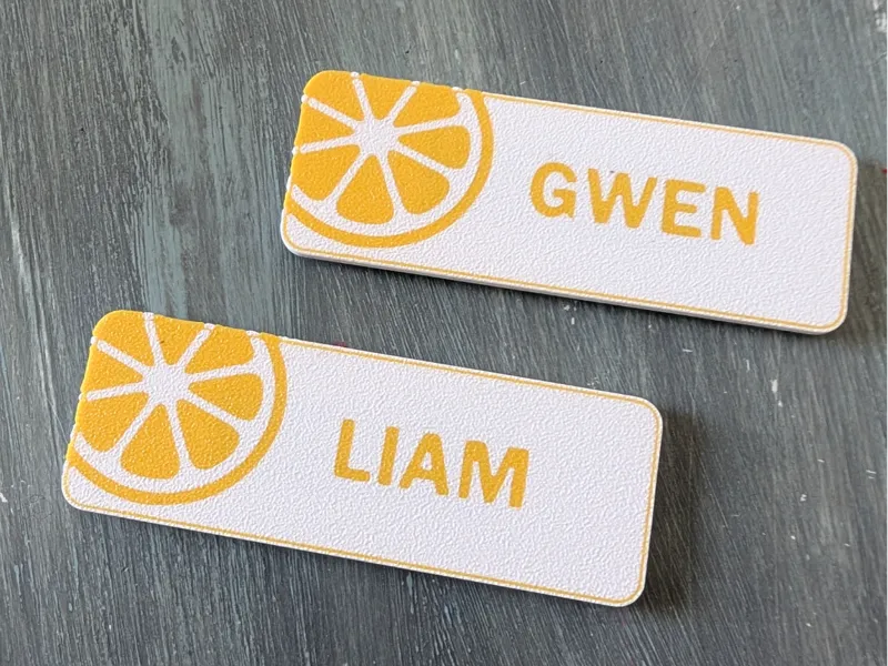 Lemonade Name tag