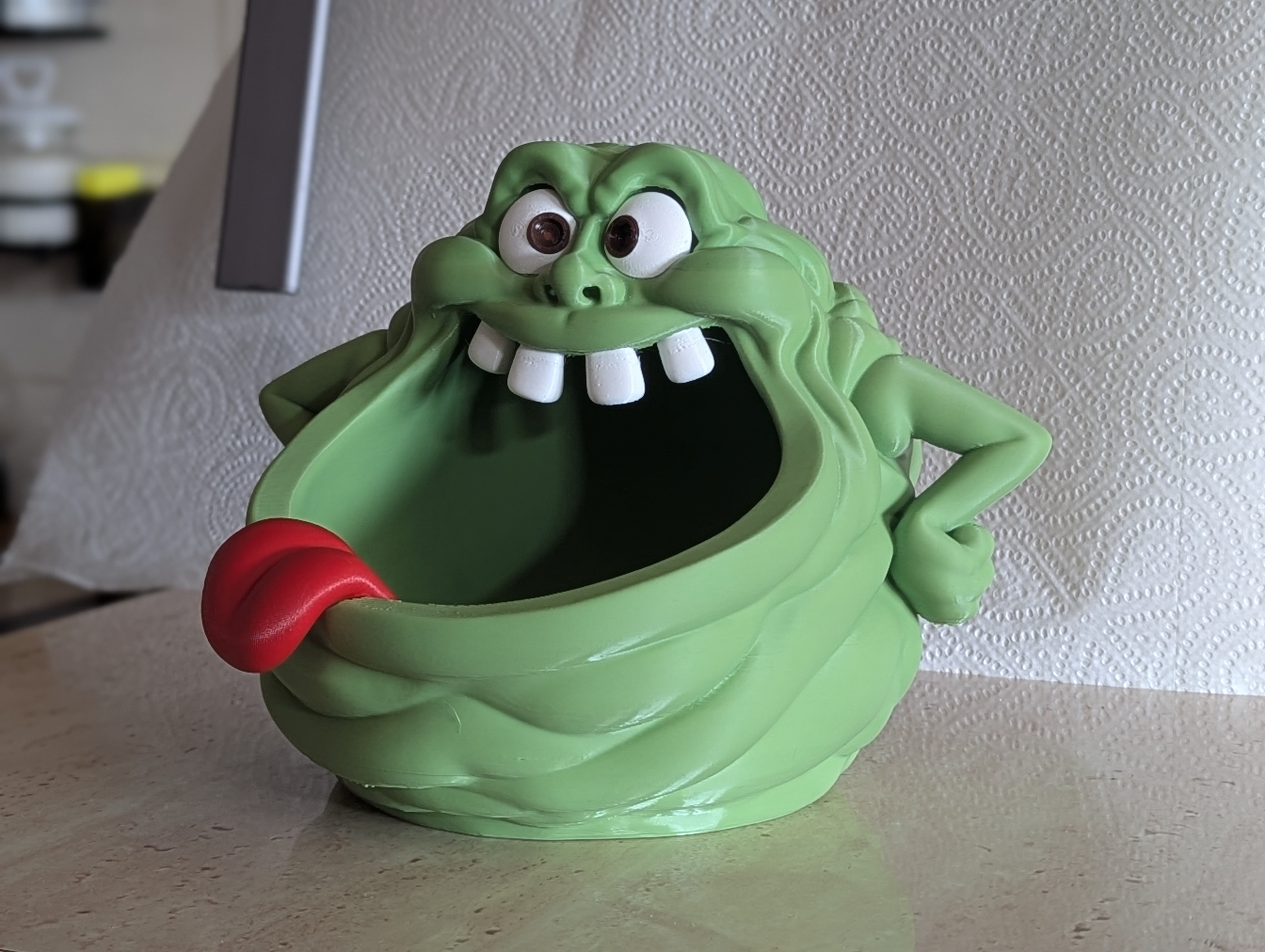 Halloween Slimer Ghost candy bowl (no AMS) - 1